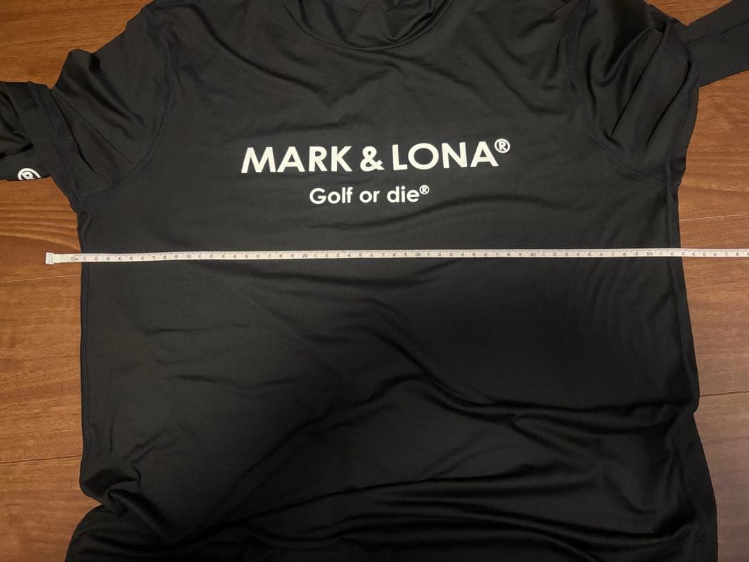 MARK & LONA マークアンドロナ　ゴルフウエア　長袖　ブラック　メンズ