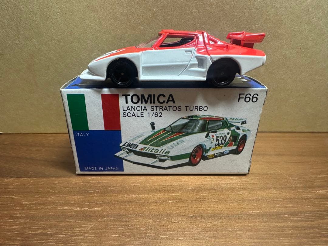 トミカ 外車シリーズ ランチア ストラトス ターボ マルボロ F66 1/62