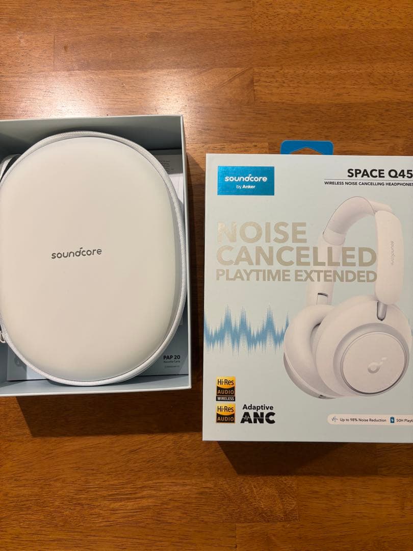 【ケース/箱付き】soundcore Space Q45 ワイヤレスヘッドホン