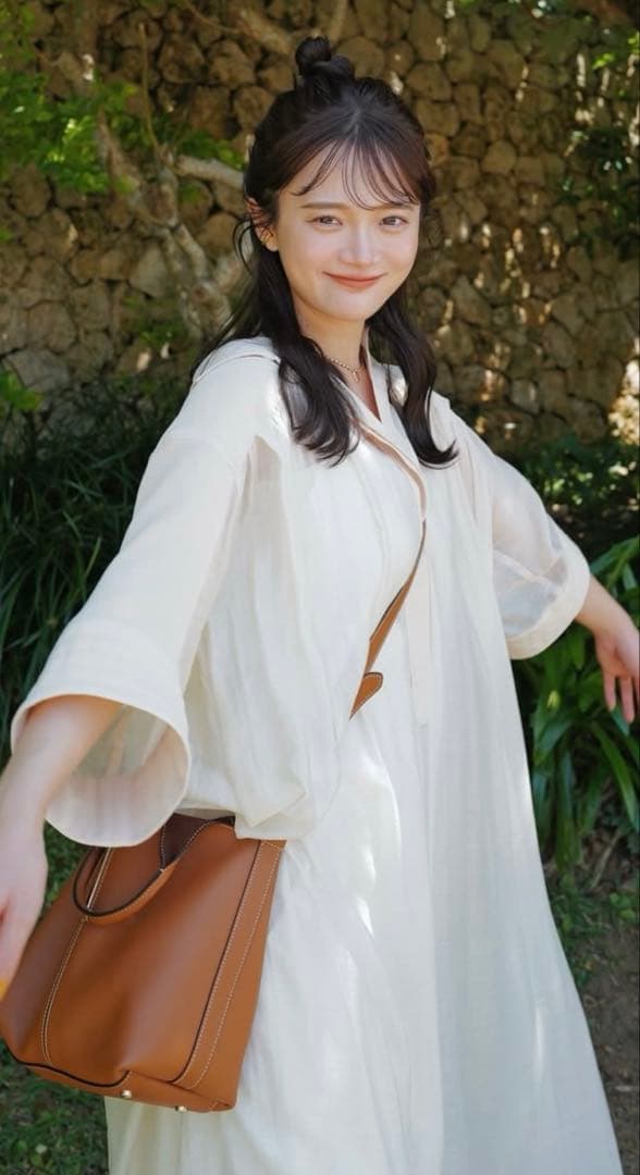 【新品】Mサイズ ステッチヘムシアーワンピース