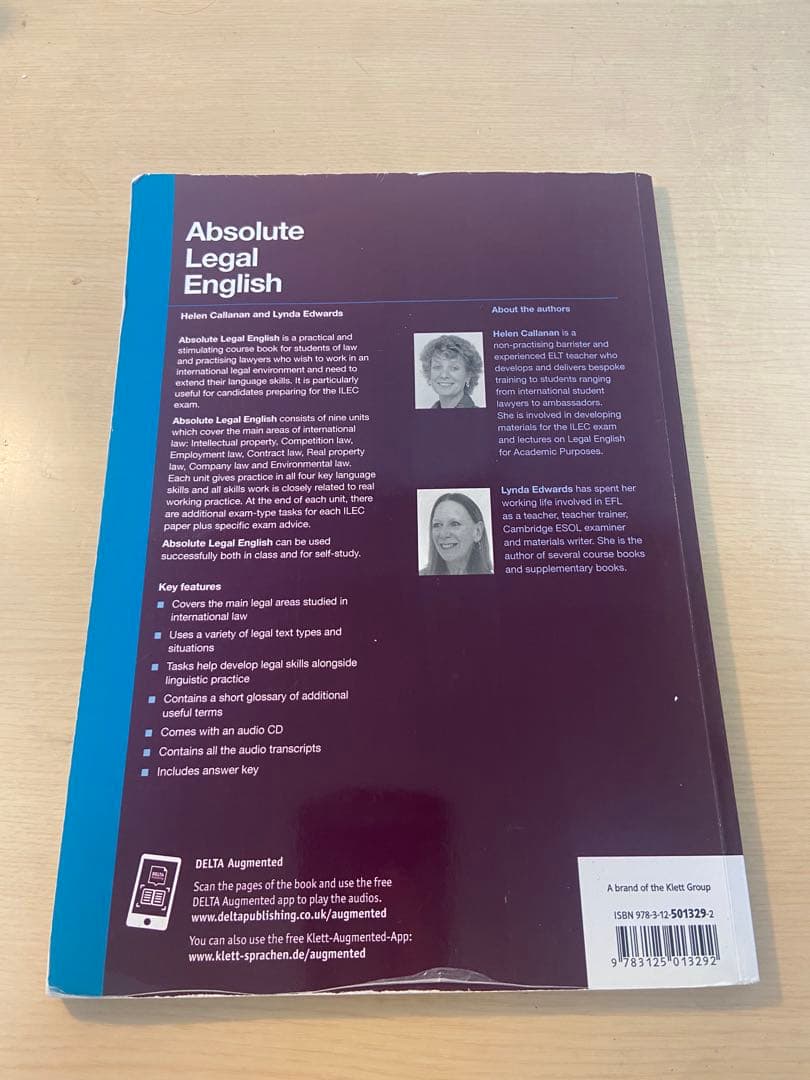 語学・辞書・学習参考書 Absolute Legal English Helen Callanan,