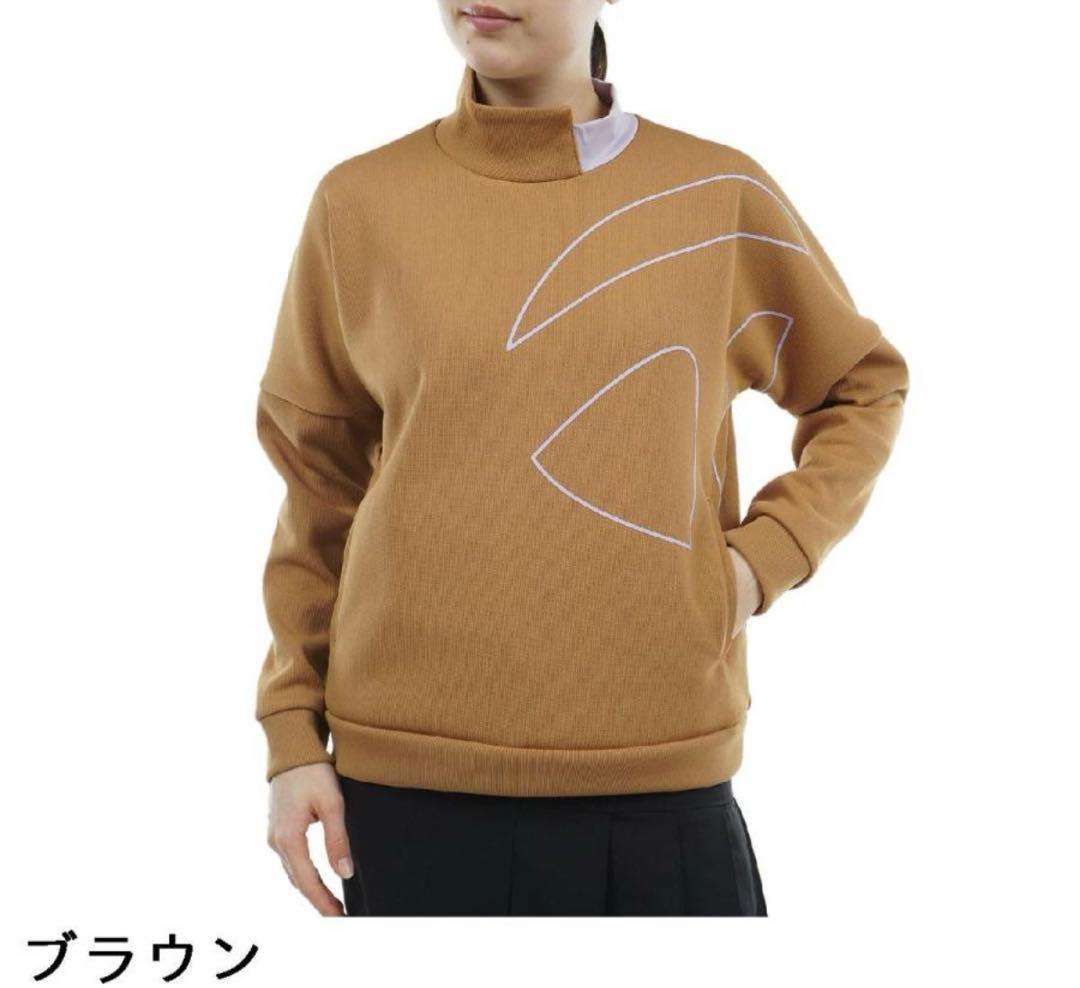 Taylor Made テーラーメイド　モックネックプルオーバー　ブラウン　L