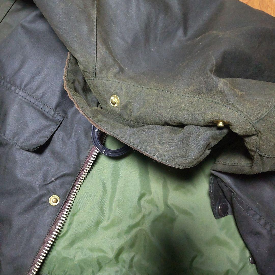 Barbour Spey Jacket LARGE ブラック/グリーン