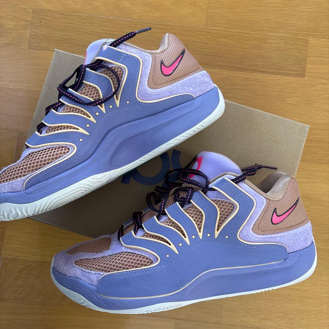 KD 18バスケットボールシューズ パープル/ベージュ
