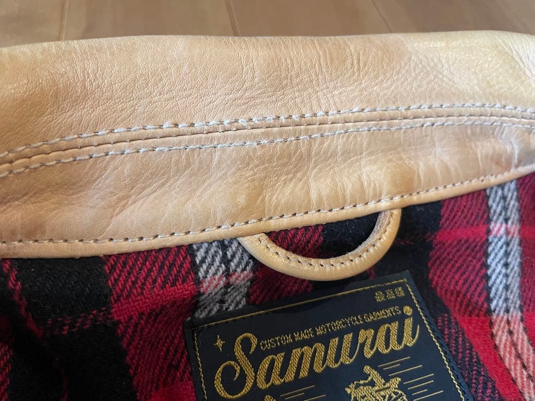 SAMURAI JEANS サムライ二輪車倶楽部　レザージャケット サイズ38