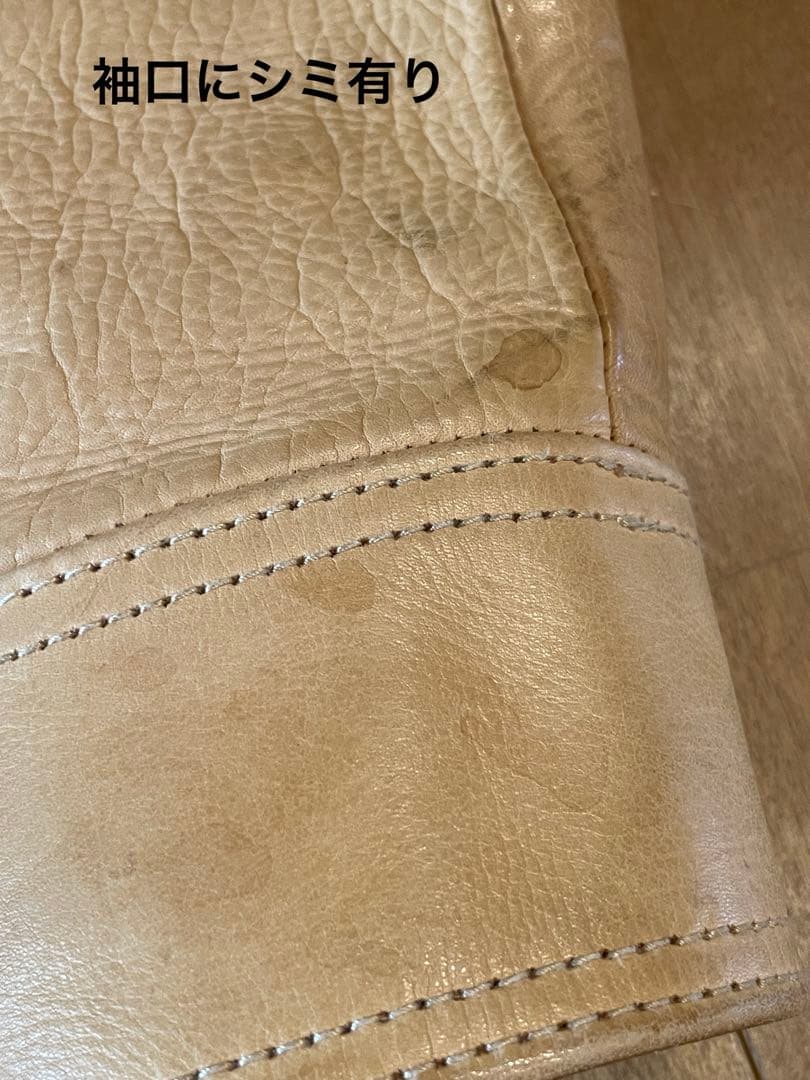 SAMURAI JEANS サムライ二輪車倶楽部　レザージャケット サイズ38