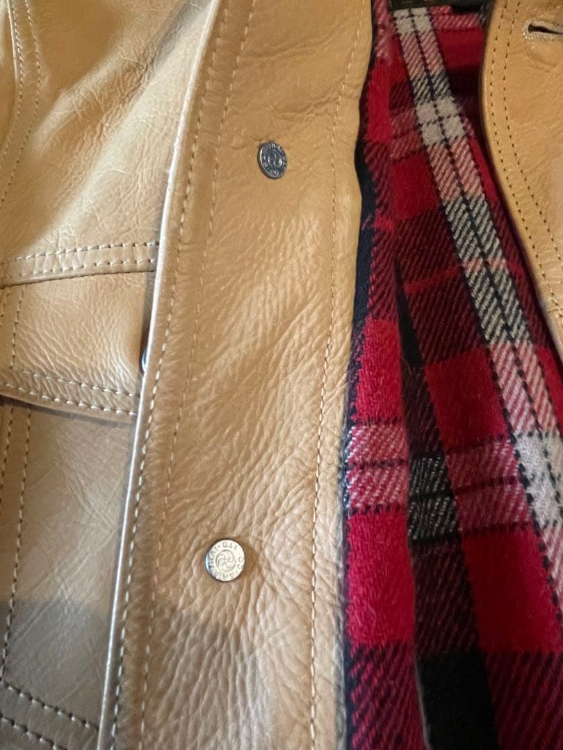 SAMURAI JEANS サムライ二輪車倶楽部　レザージャケット サイズ38