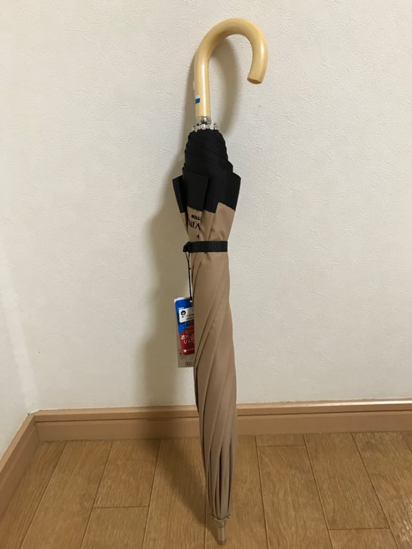【新品】LANVIN　ランバン　日傘　キャメル
