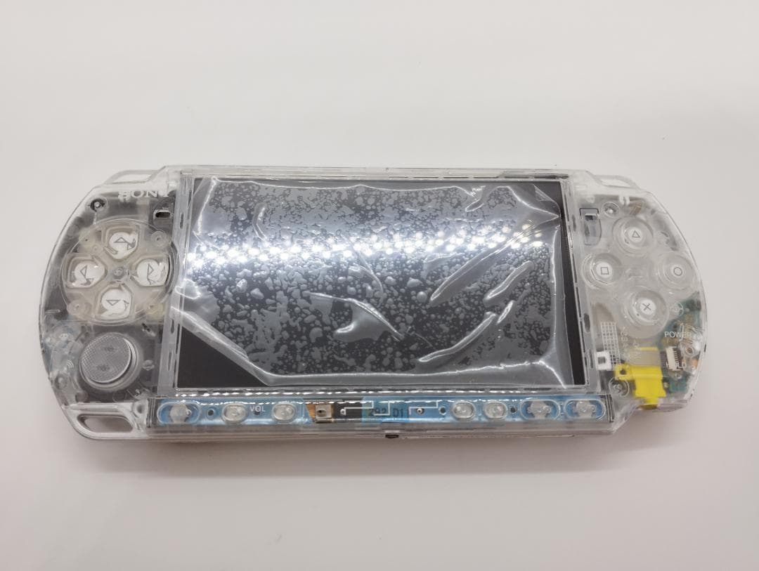PSP 3000 すぐ遊べるセット【美品・カスタム】スケルトン　オプション追加
