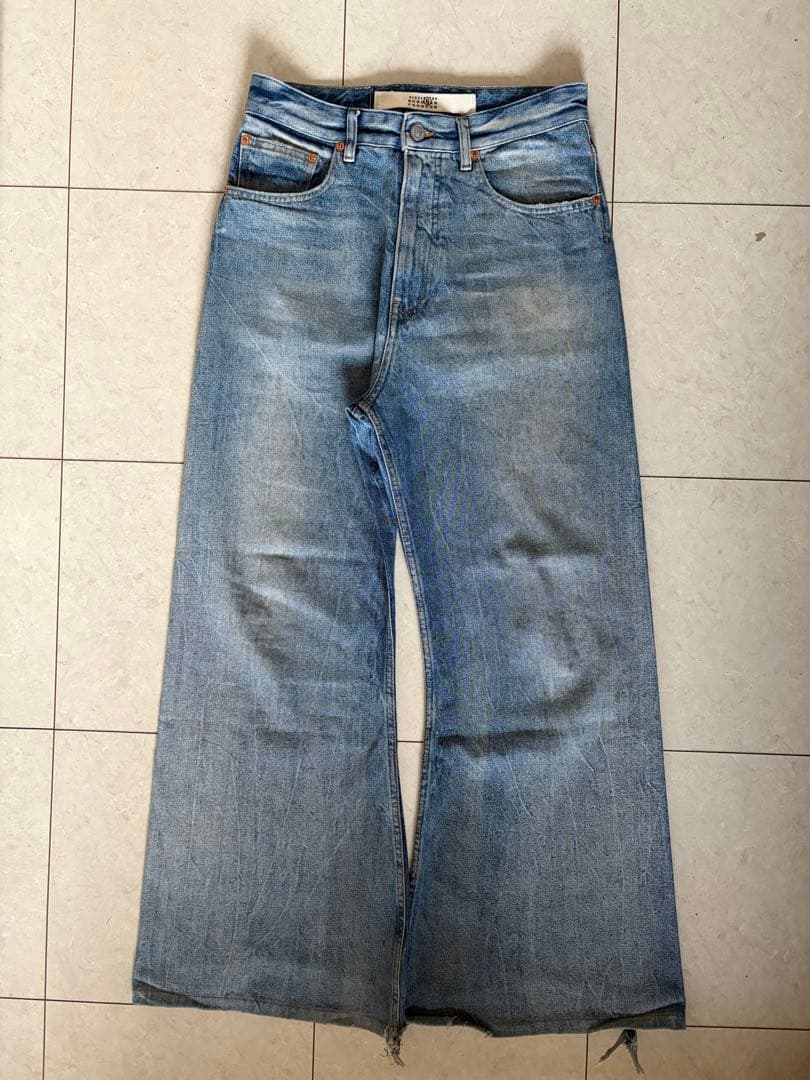 MM6 Maison Margiela ハイライズ ワイドジーンズ サイズ26