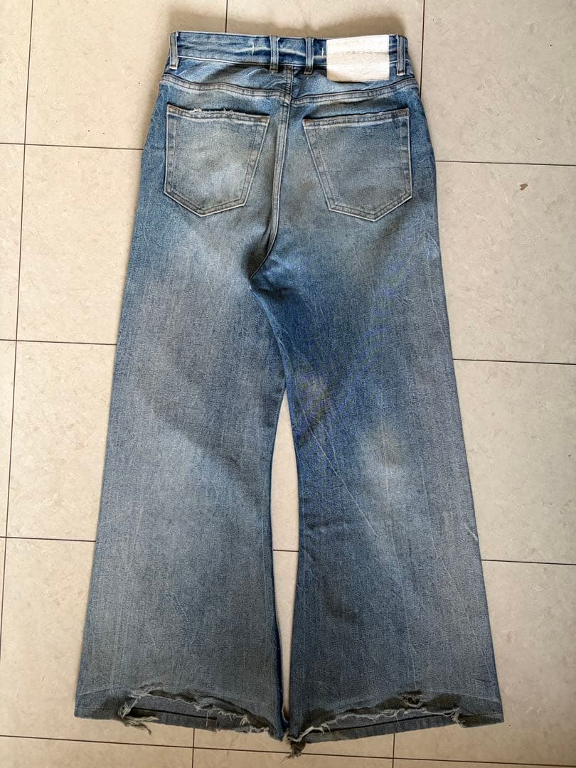 MM6 Maison Margiela ハイライズ ワイドジーンズ サイズ26