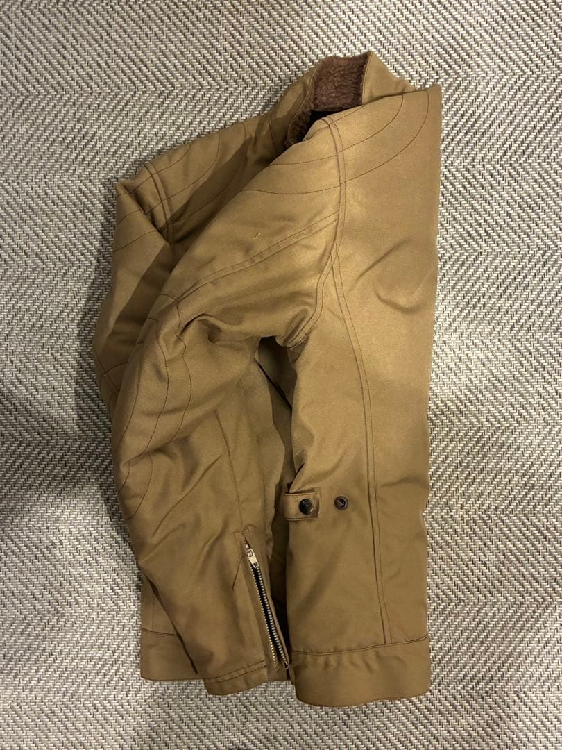 美品 ハロルズギア バイク ベージュ ジャケット 防寒