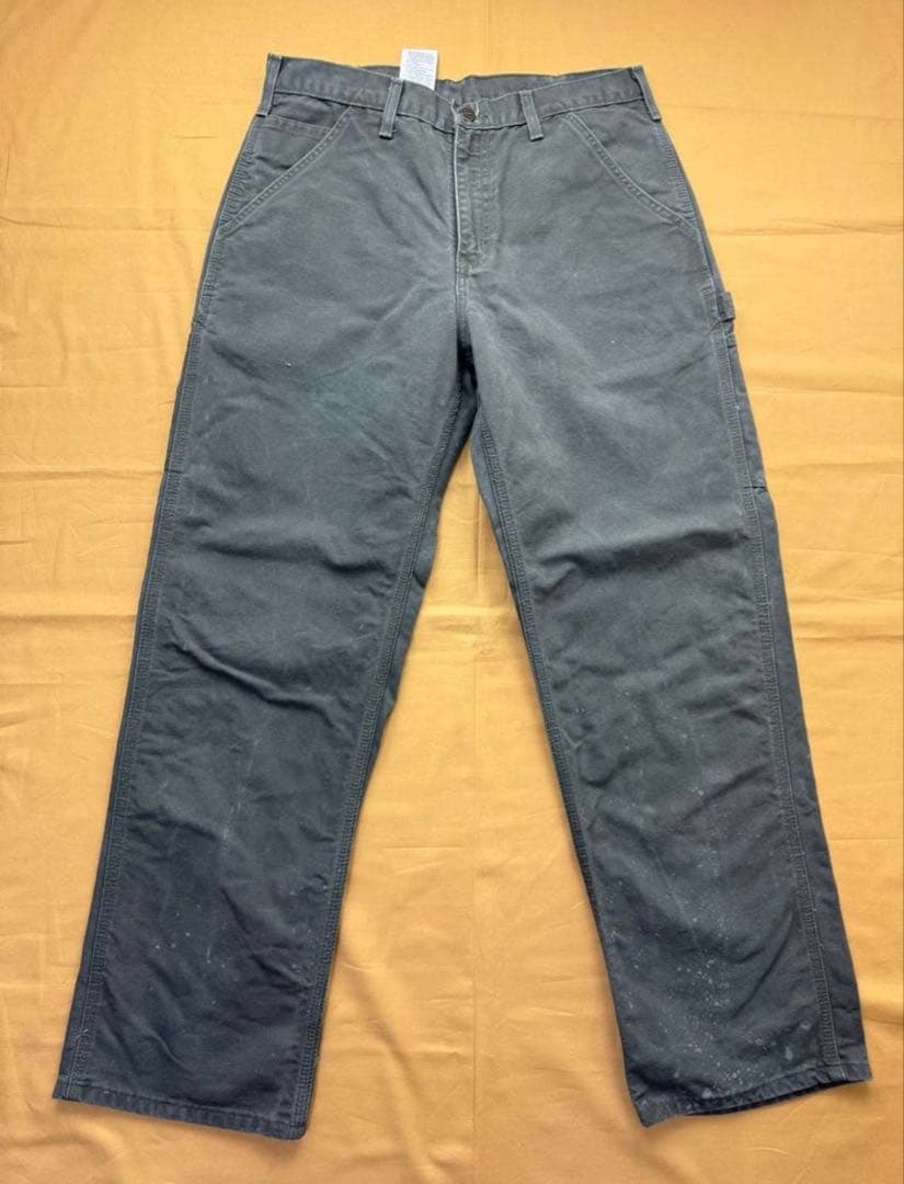 carhartt カーハート　ダック　ペインターパンツ　モスグリーン　W32
