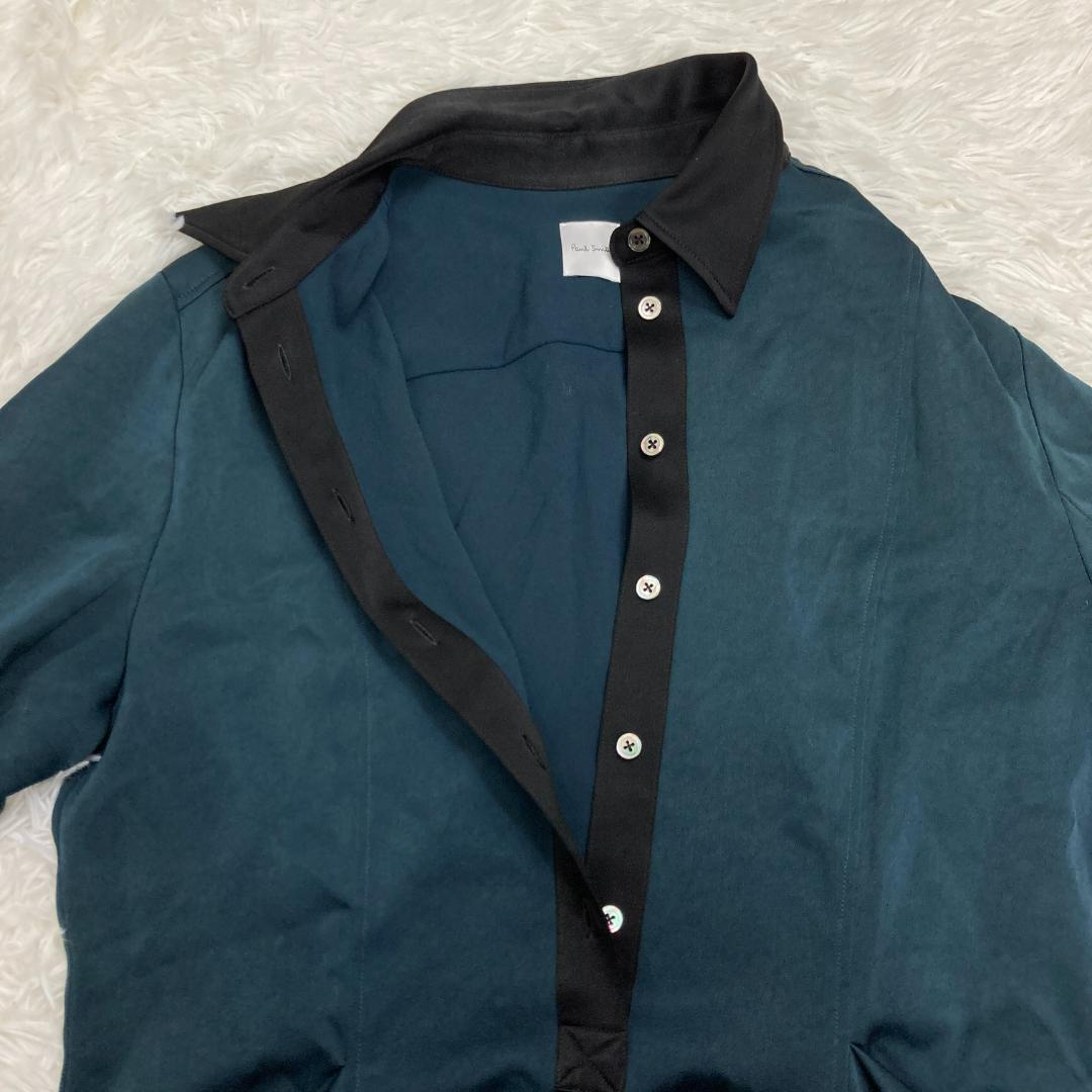 【美品】Paul Smith ポールスミス 変形デザイン ロングワンピース