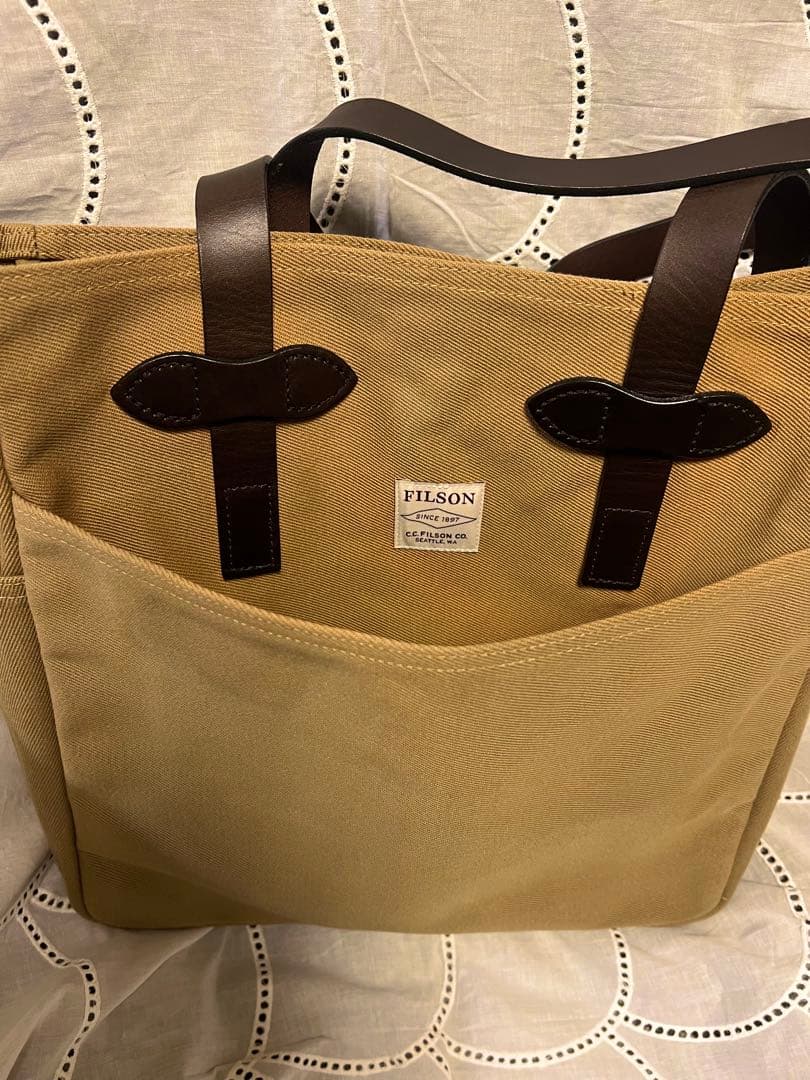 ジ*ン様 フィルソン FILSON ベビーオンスツイル　オープン トート バッグ