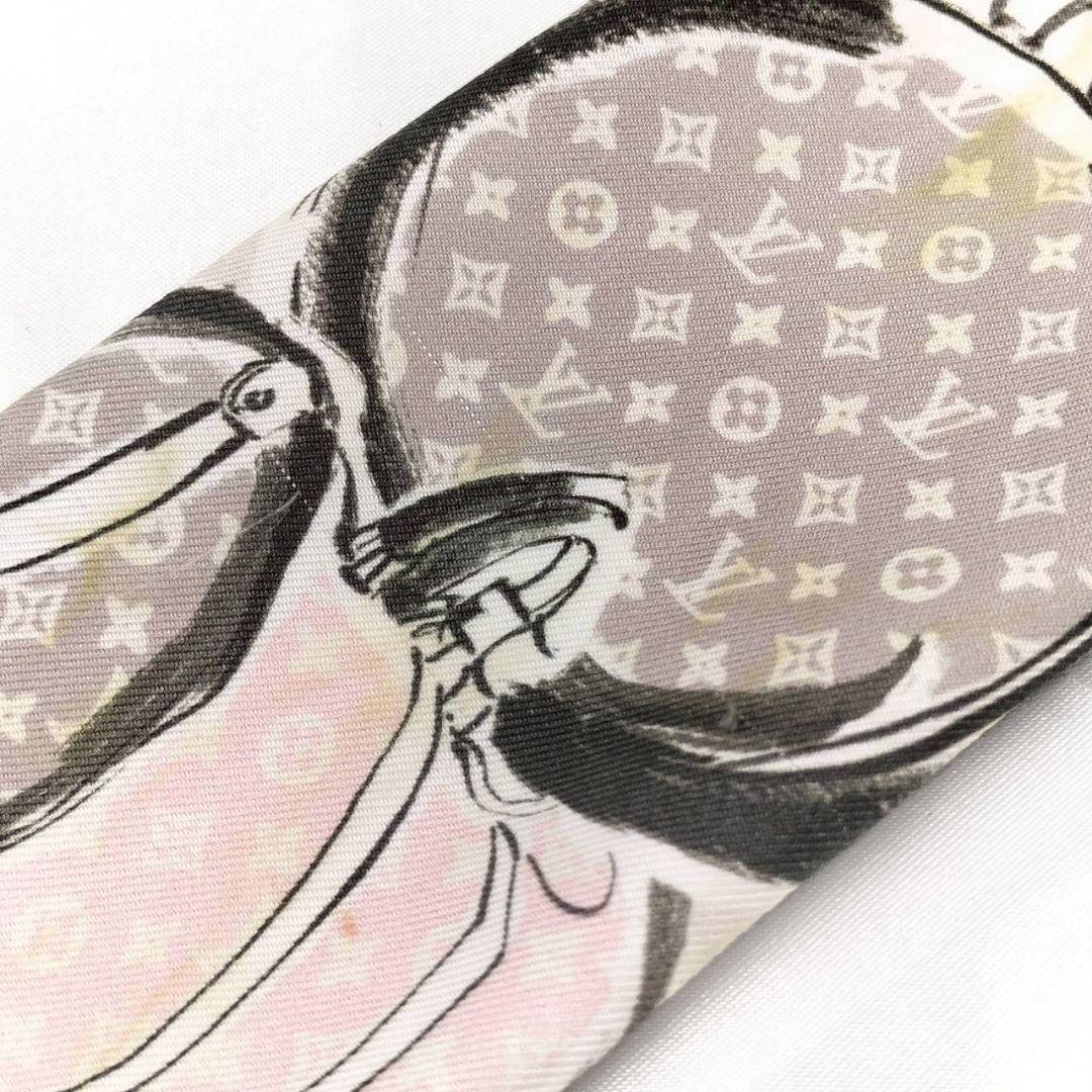 1130 LOUIS VUITTON バンドー トランクローズプードル スカーフ
