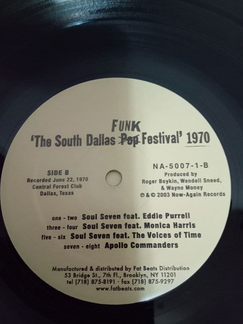 South Dallas Funk Festival　レアグルーヴ　Egon