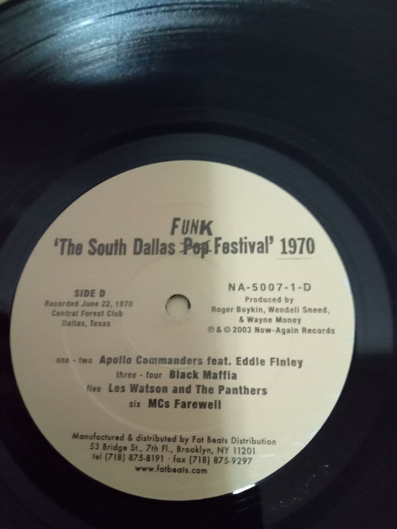 South Dallas Funk Festival　レアグルーヴ　Egon