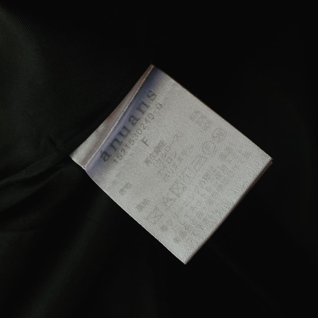 anuans 長袖ワンピース　袖口ボタン　サテンワンピ