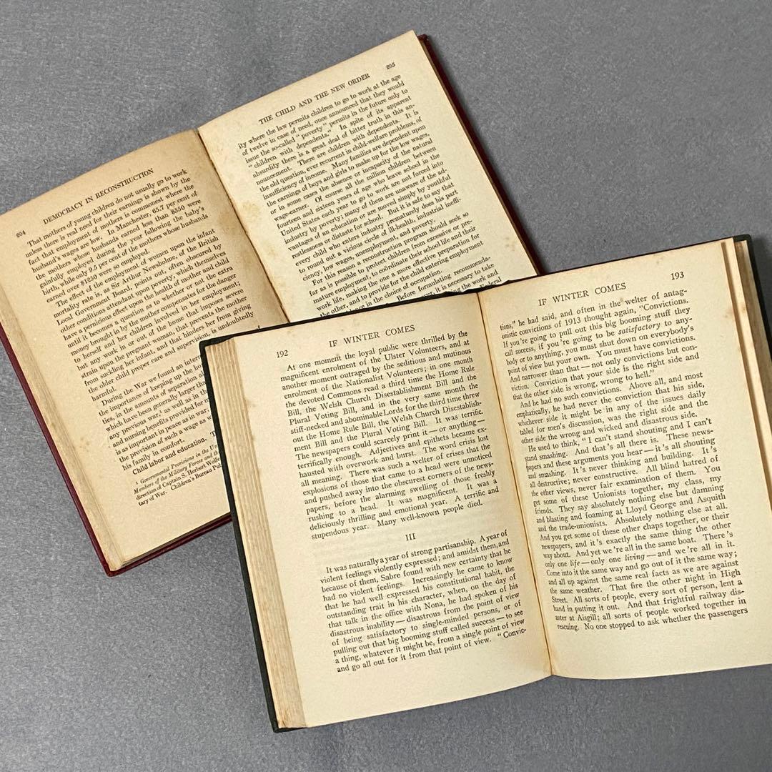 【送料込】アンティーク 本物洋書(古書)4点セット