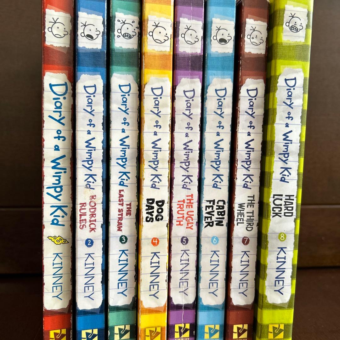 洋書 Diary of Wimpy Kid 1-8