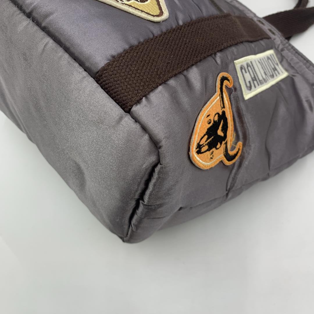 CALLWAY キャロウェイ ハンドバッグ トートバッグ ワッペン パッチワーク