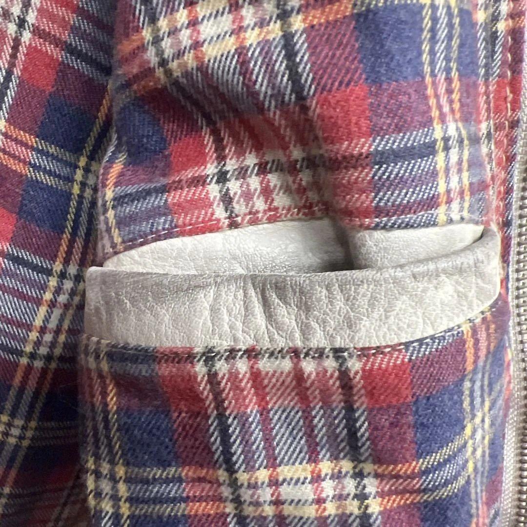 こ*ね様 Schott クラッシックレーサー　 ヴィンテージ加工　L