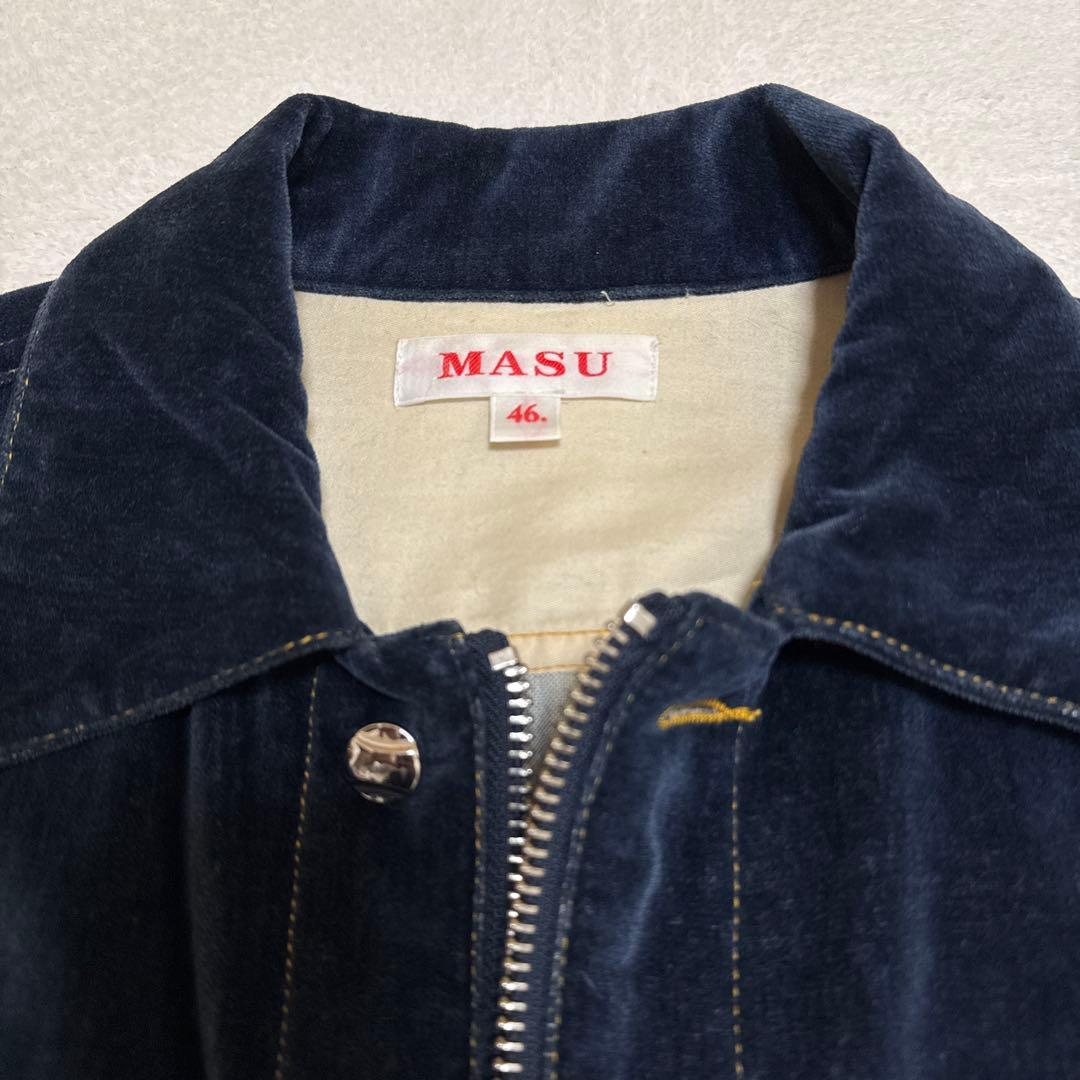 MASU × P.A.A INDIGO VELVET JACKET 46