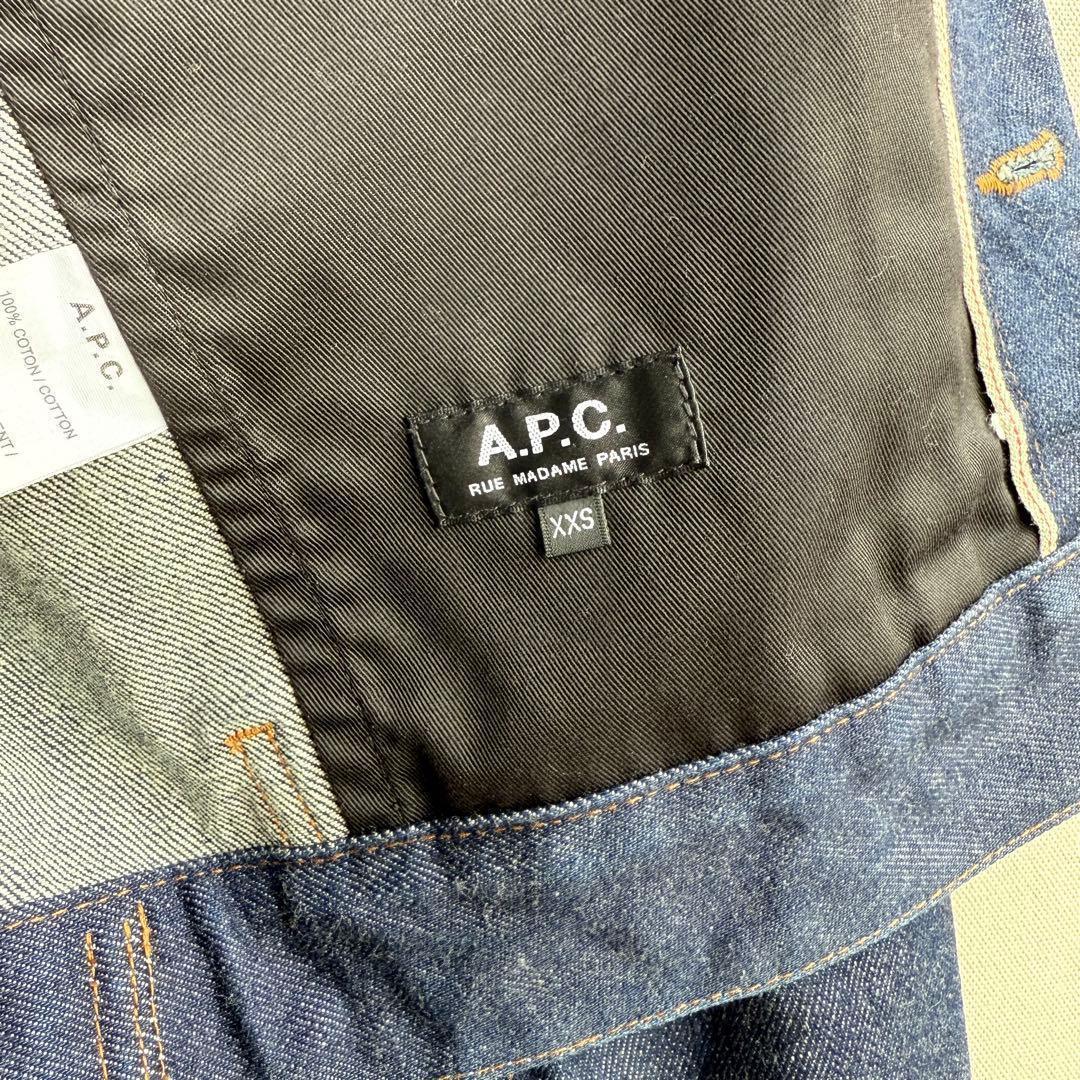 美品　A.P.C. 　メンズ　Gジャン　2nd　デニムジャケット　濃紺　XXS