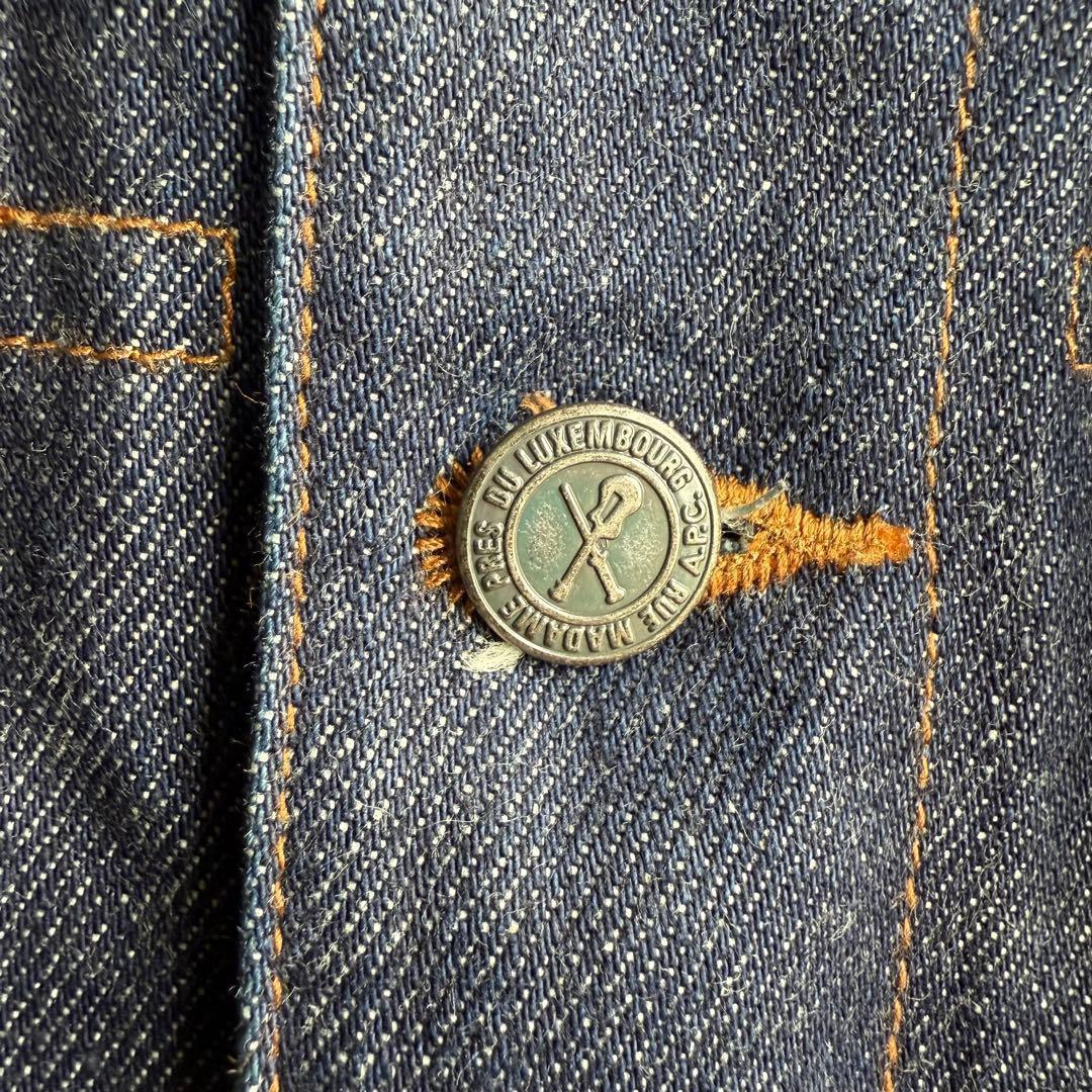 美品　A.P.C. 　メンズ　Gジャン　2nd　デニムジャケット　濃紺　XXS