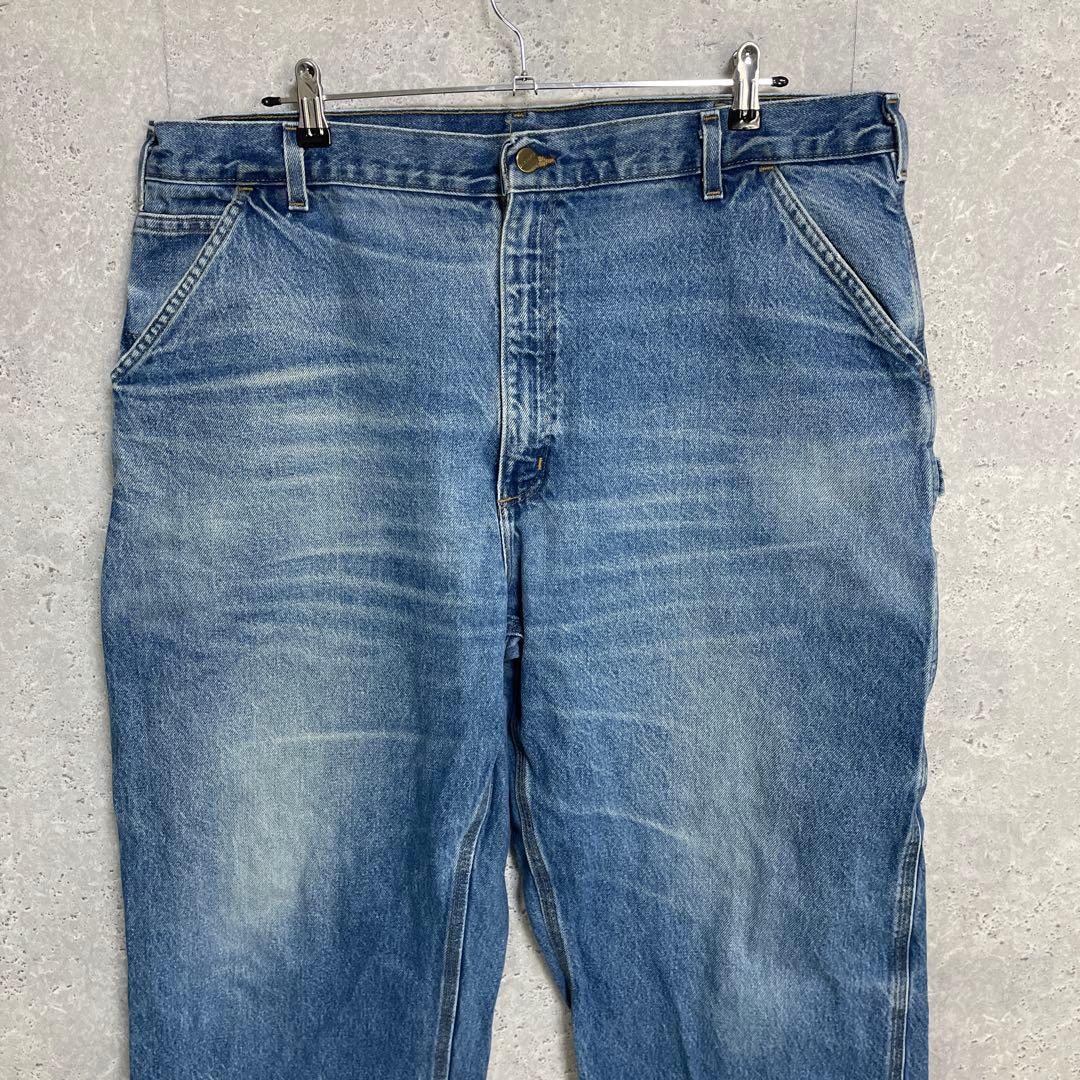 カーハート　ペインターパンツ　デニム　ジーンズ　ブルー　W42 L29相当