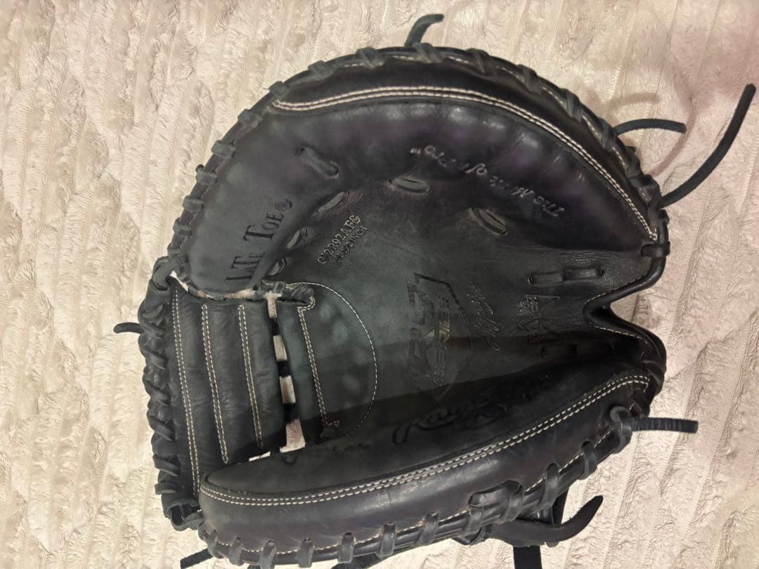 かずぴょんRawlings ブラック 少年軟式グローブ