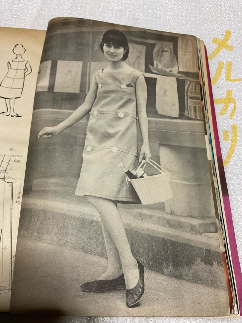 1961年／ママと子供の簡単服。主婦の友⓻付録。【108ページ。シミあり】。