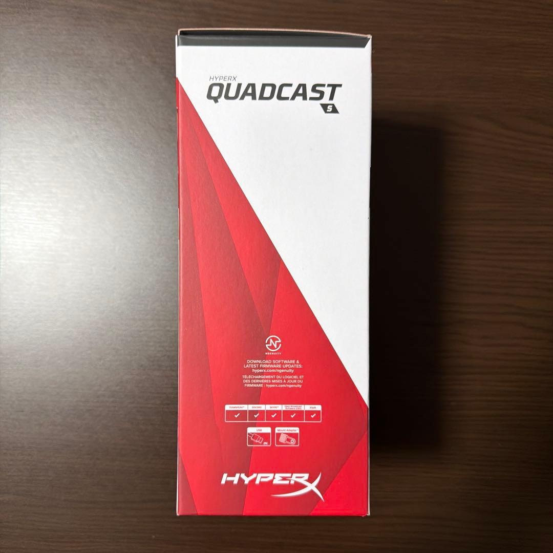 HyperX QuadCast S ブラック ポップガード付き