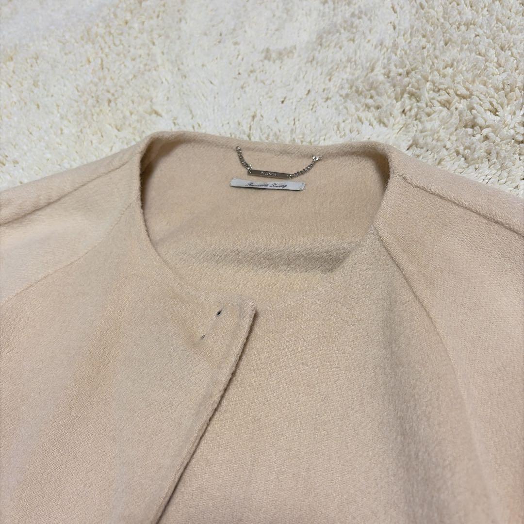 完売品✨24AW セルフォード ファーポケットケープジャケット キャメル コート