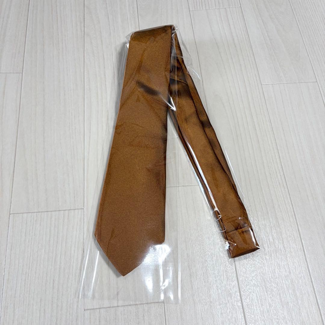 極美品【Brioni】ブリオーニ 高級生地タイ ソリッドブラウン ハンドメイド