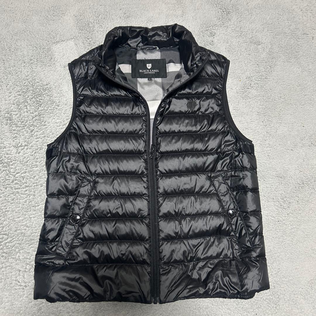BLACK LABEL CRESTBRIDGE ダウンベスト Lサイズ ブラック