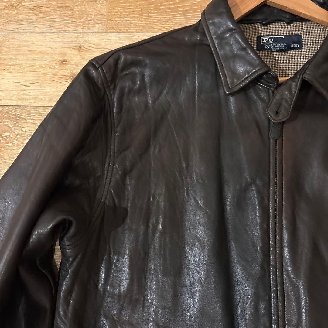 ジャケット・アウター Polo Ralph Lauren Brown leather jacket