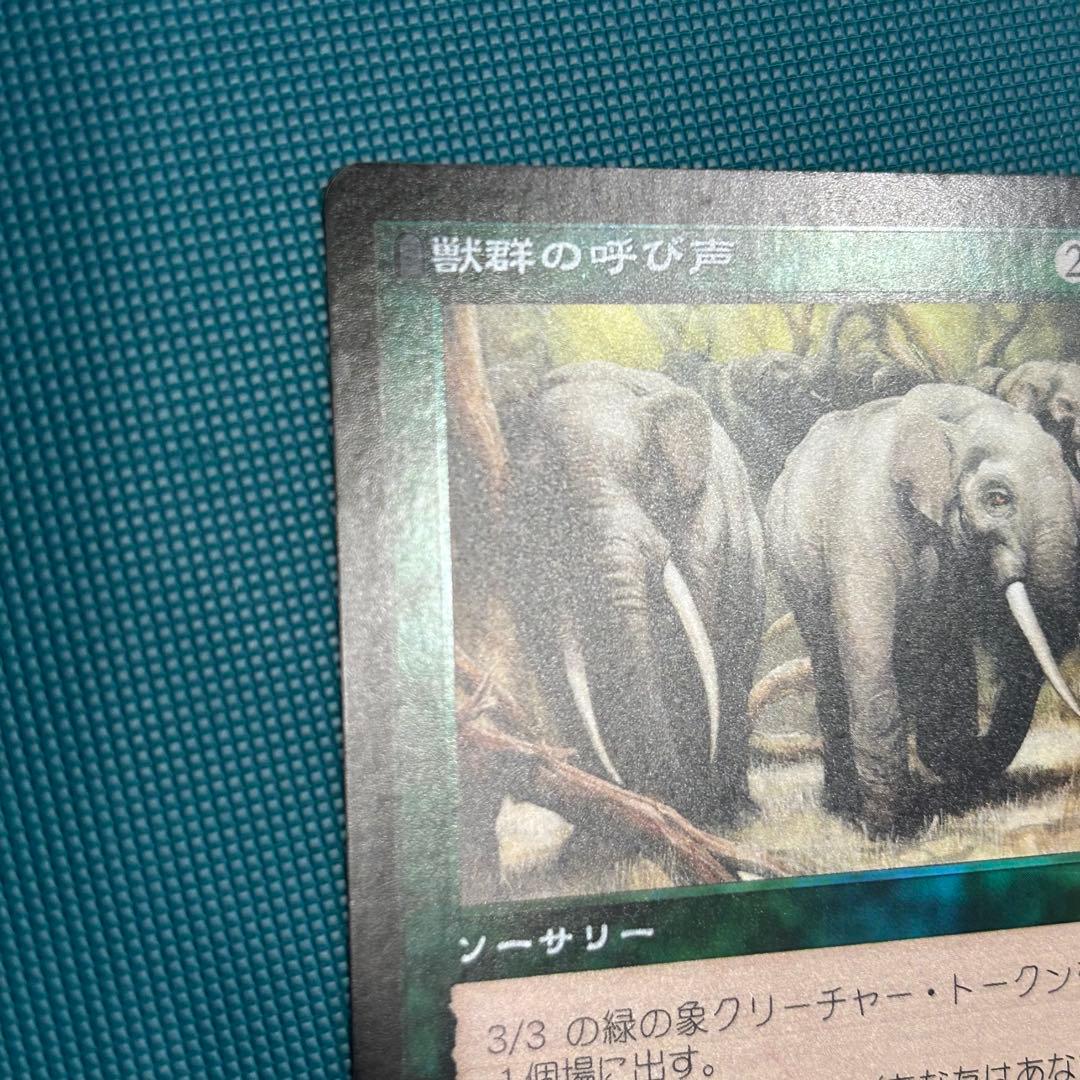 初版 日本語Foil《獣群の呼び声/Call of the Herd》[ODY]