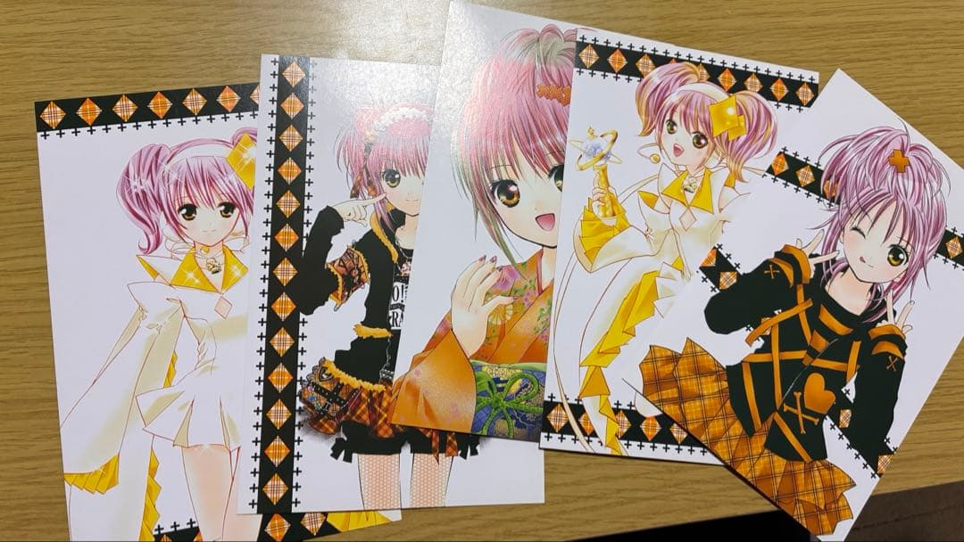 しゅごキャラ！特装版 1〜7巻（5、6、7巻は初版）イラストカード付き