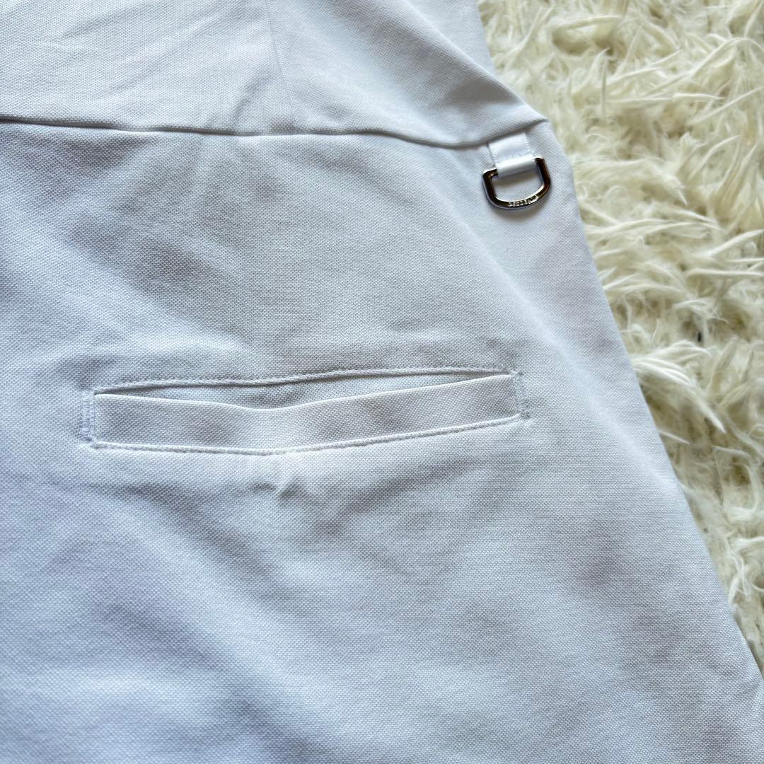 DESCENTE ゴルフウェア　ワンピース ポロ　ホワイト