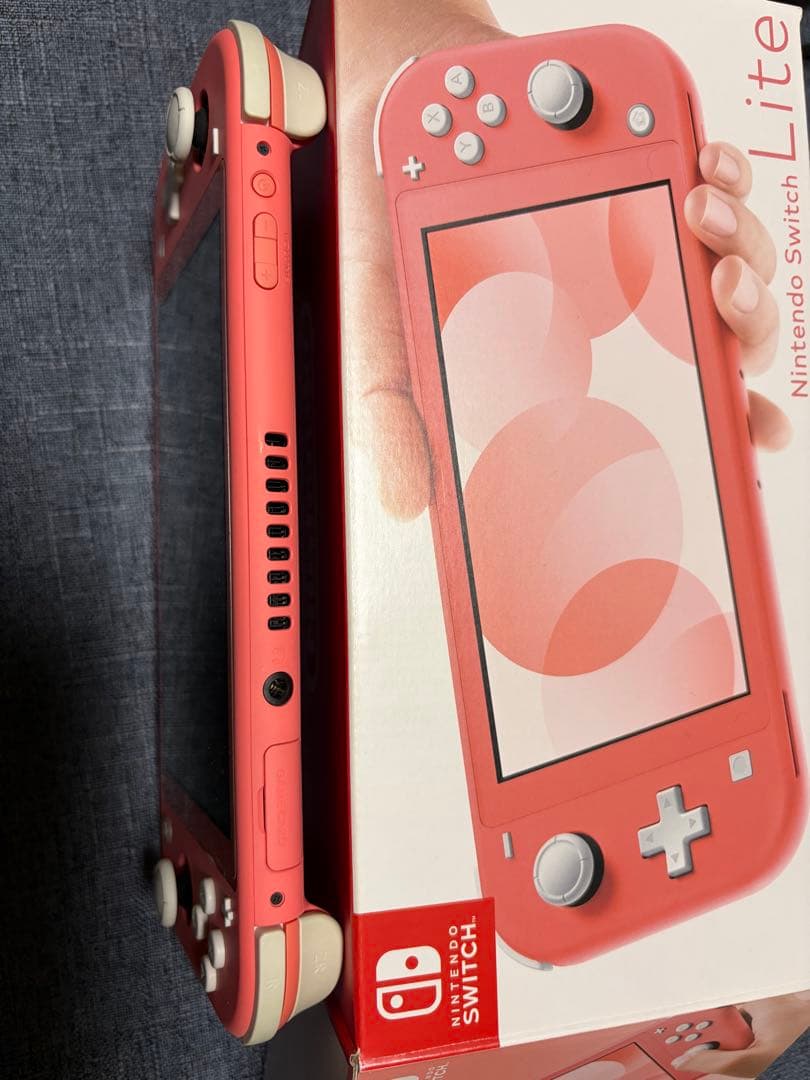 Nintendo Switch Lite コーラル 本体 充電器sdカード　付き