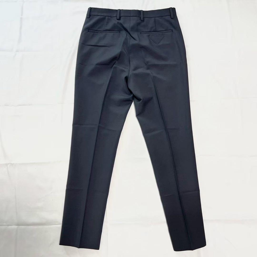 【美品】PRADA プラダ パンツスラックス トライアングルロゴ 46