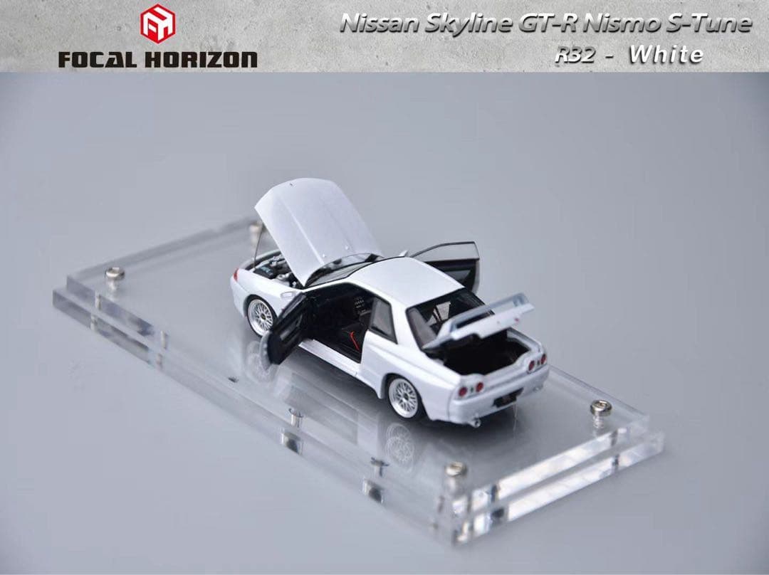 1/64 Focal 日産　R32 スカイライン s-tune ニスモ　白