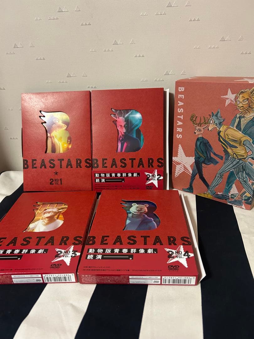 《3月限定》 BEASTARS 1期2期DVD フィギュア　初回限定版セット