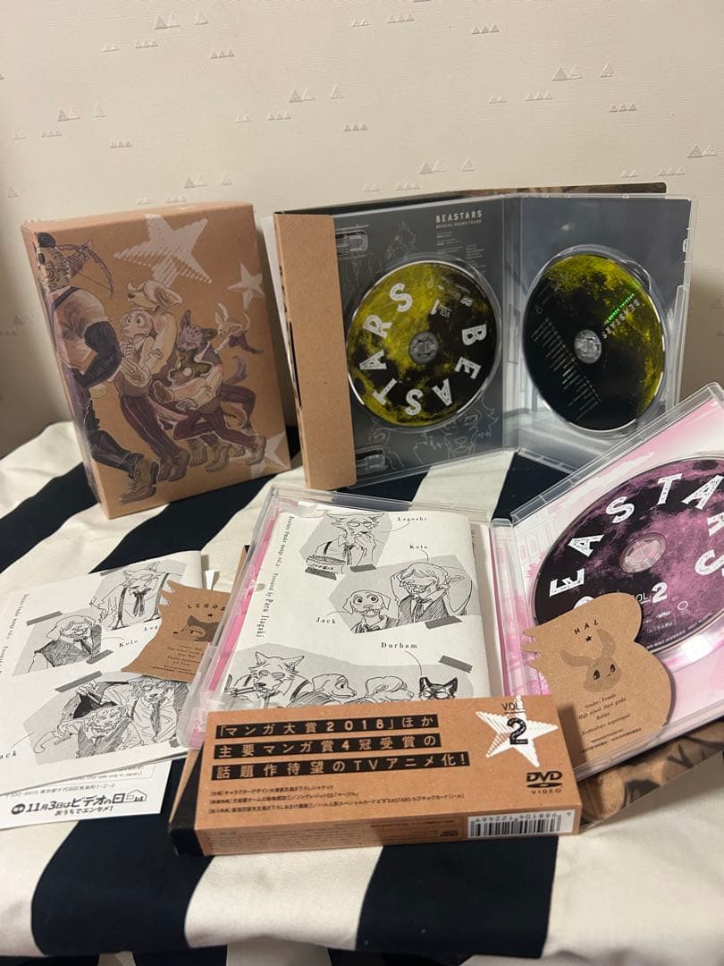 《3月限定》 BEASTARS 1期2期DVD フィギュア　初回限定版セット