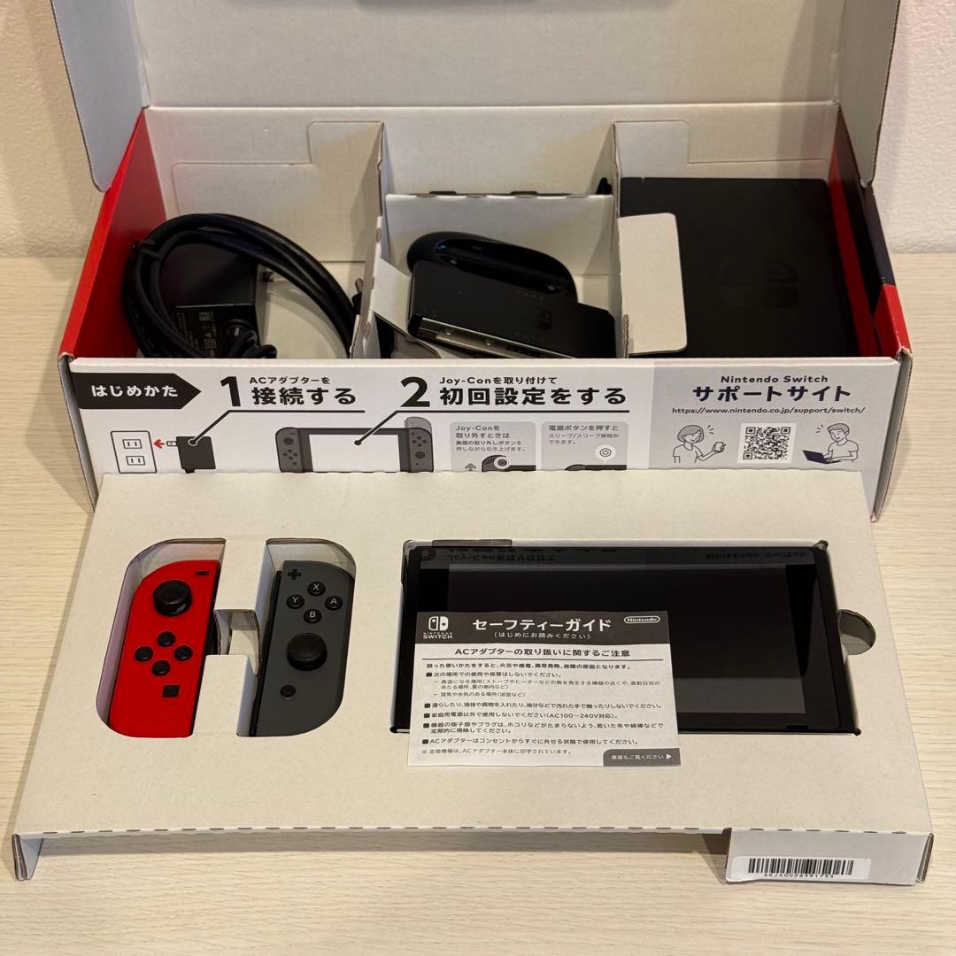 Switch 本体 バッテリー強化版 グレー 箱付き