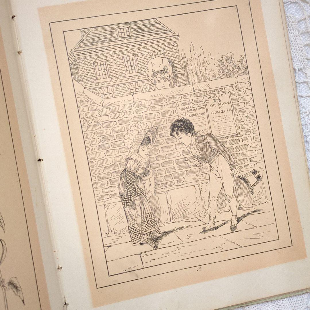 稀少1880年アンティーク絵本 児童書 洋書古書ヴィクトリアンジャンクジャーナル