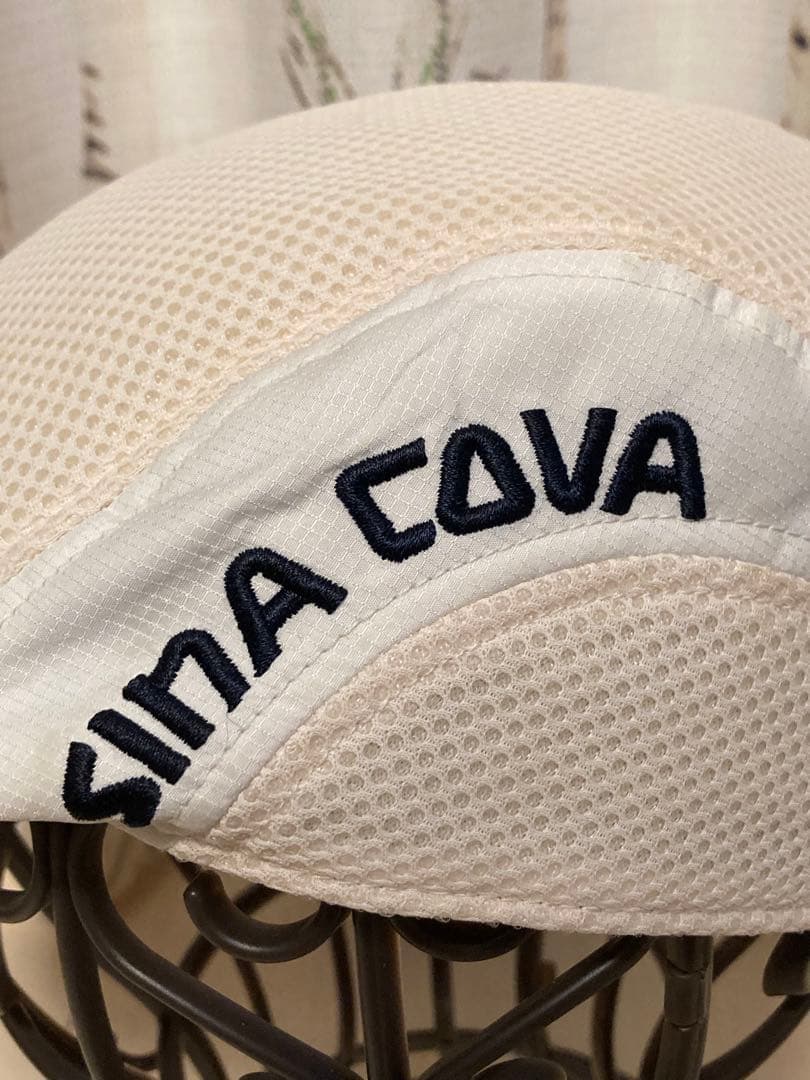 SINA COVA シナコバ　ハンチング　ホワイト系　ユニセックス　ゴルフ