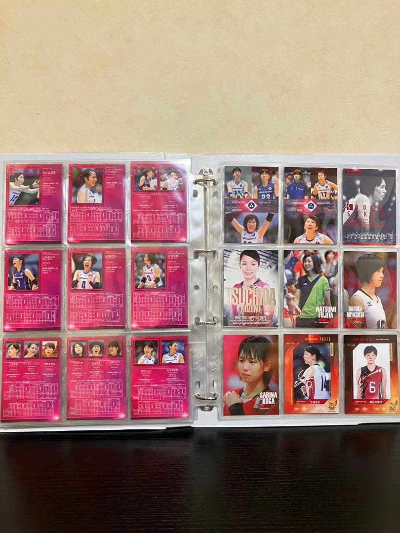 【まとめ売り】Vリーグ女子バレー バインダーとカード多数！